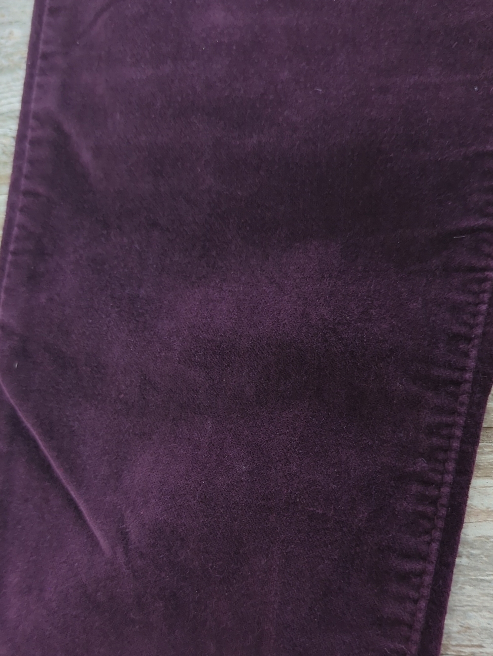 Buffalo David Bitton Purple/Merlot Wine Velvet Skinny Jeans Flocked Denim - Picture 4 of 12